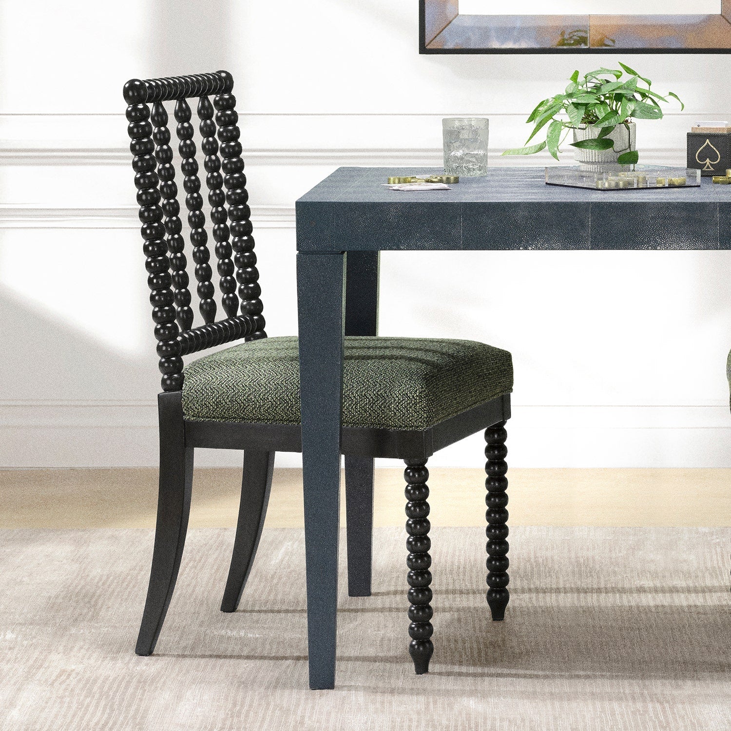 Halston Textured Lyocell Striped Area Rug - Image 15
