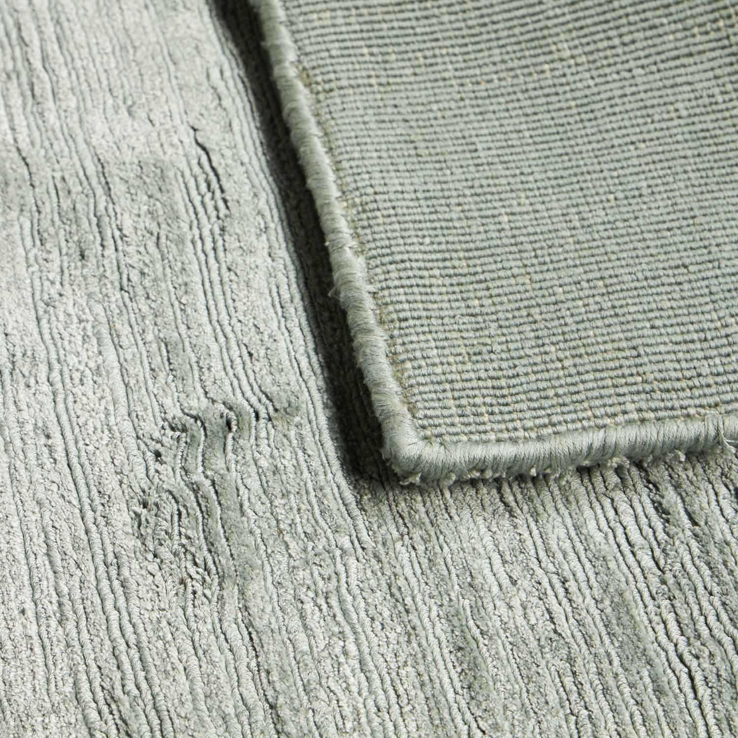Halston Textured Lyocell Striped Area Rug - Image 9